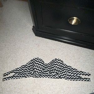 Aztec strapless bikini top